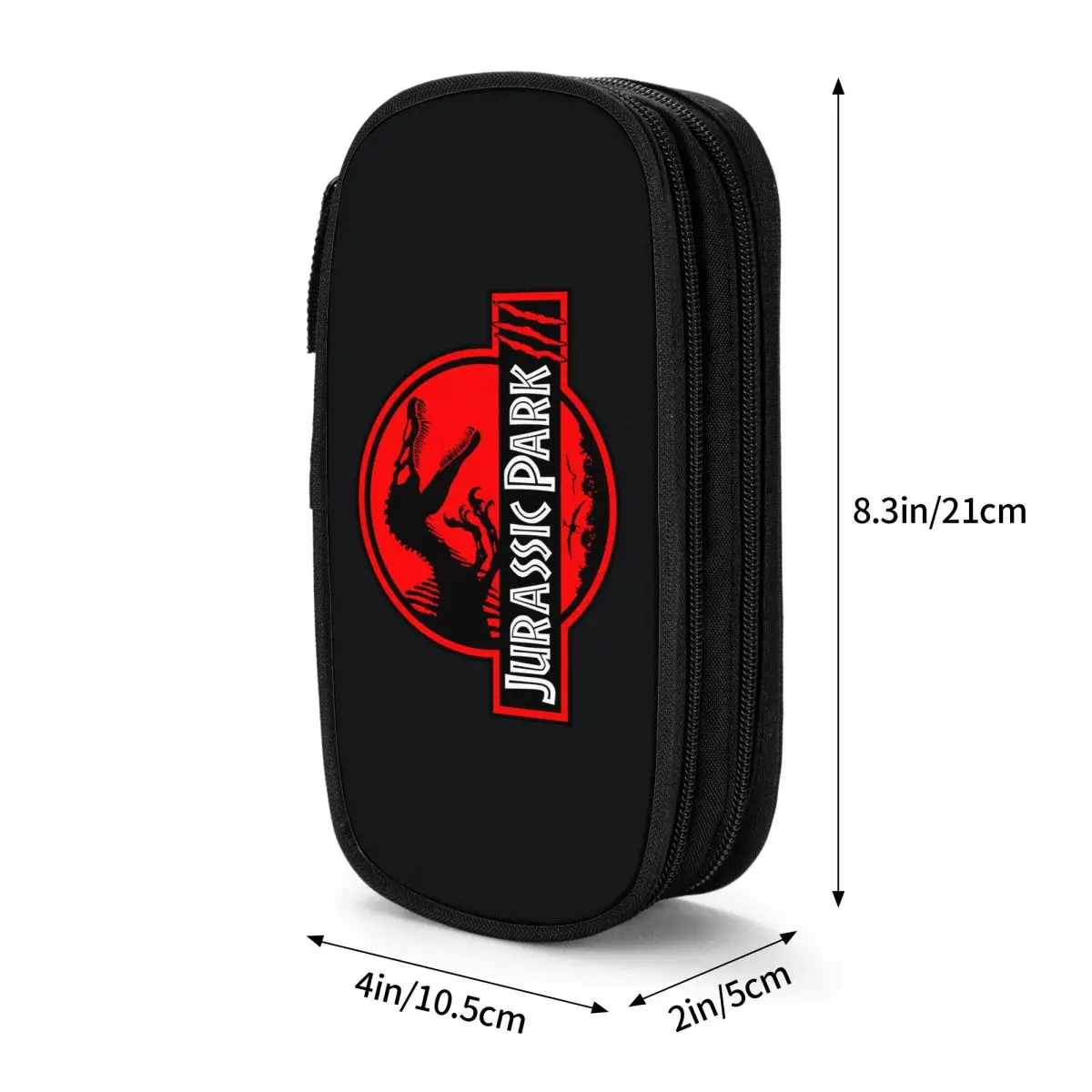 2024 Jurassic Parks Funny Pencil Case Jurassic World School Pencil Cases Zipper Child Retro College Pencil Pouch School Supplies