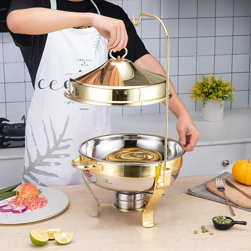 Stainless Steel Silver Other Hotel Supplies Food Warmer Chafing Dish