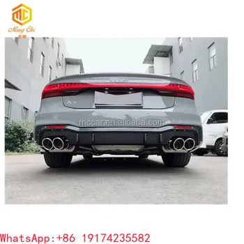 The High-quality A7 S7 Carbon Fiber Rear Diffuser Rear Bumper Separator Is Applicable to 2018-2020