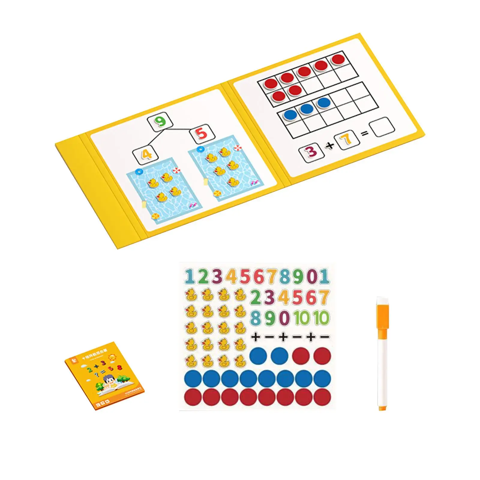 Math Manipulatives Toys Arithmetic Learning Preschool Manipulatives Number Learning Counting for game Decor Role Play