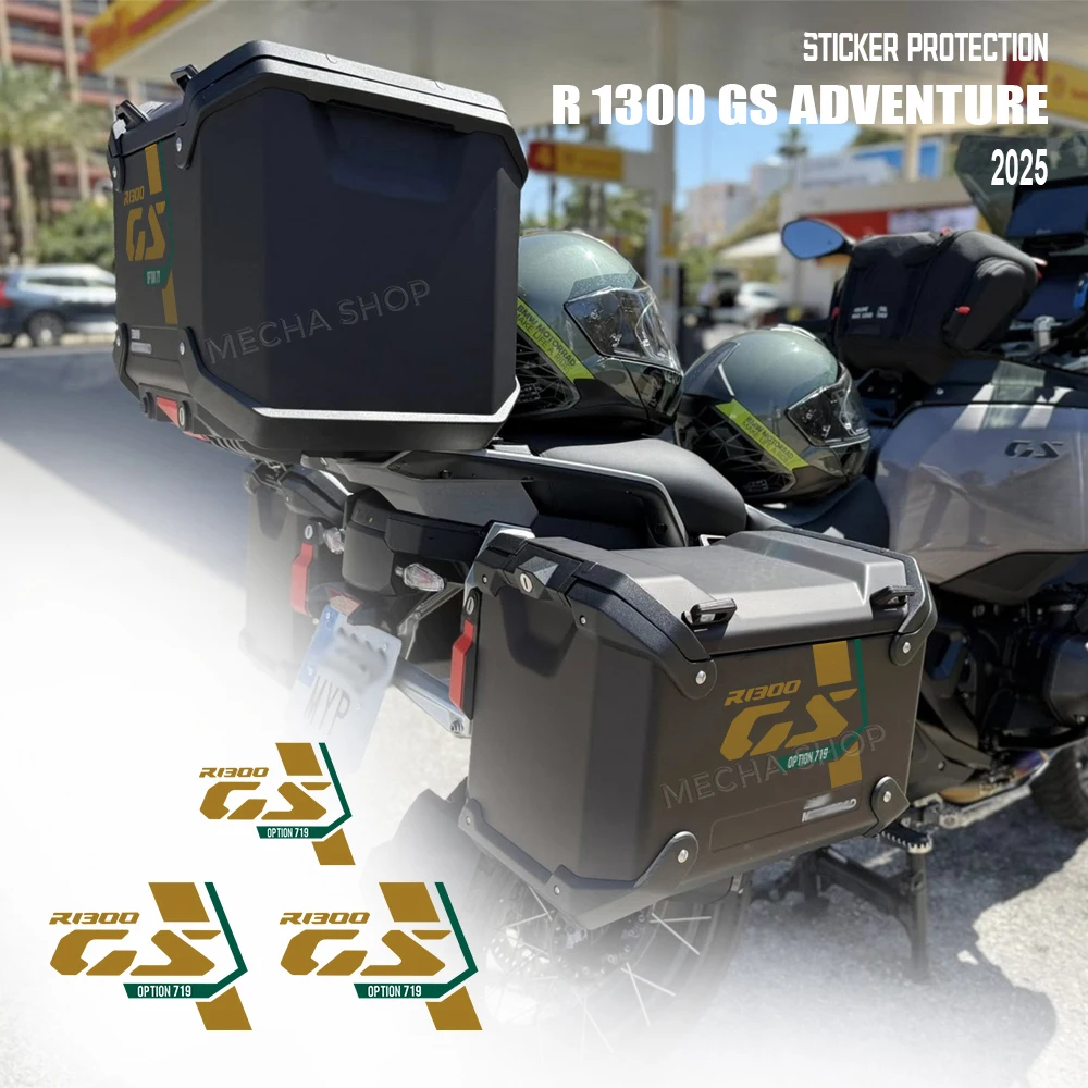 R1300GSA 2025 Panniers Sticker 2024 2025 2026 Motorcycle Suitcase Decoration Sticker Accessories For R1300GS ADV 2024-