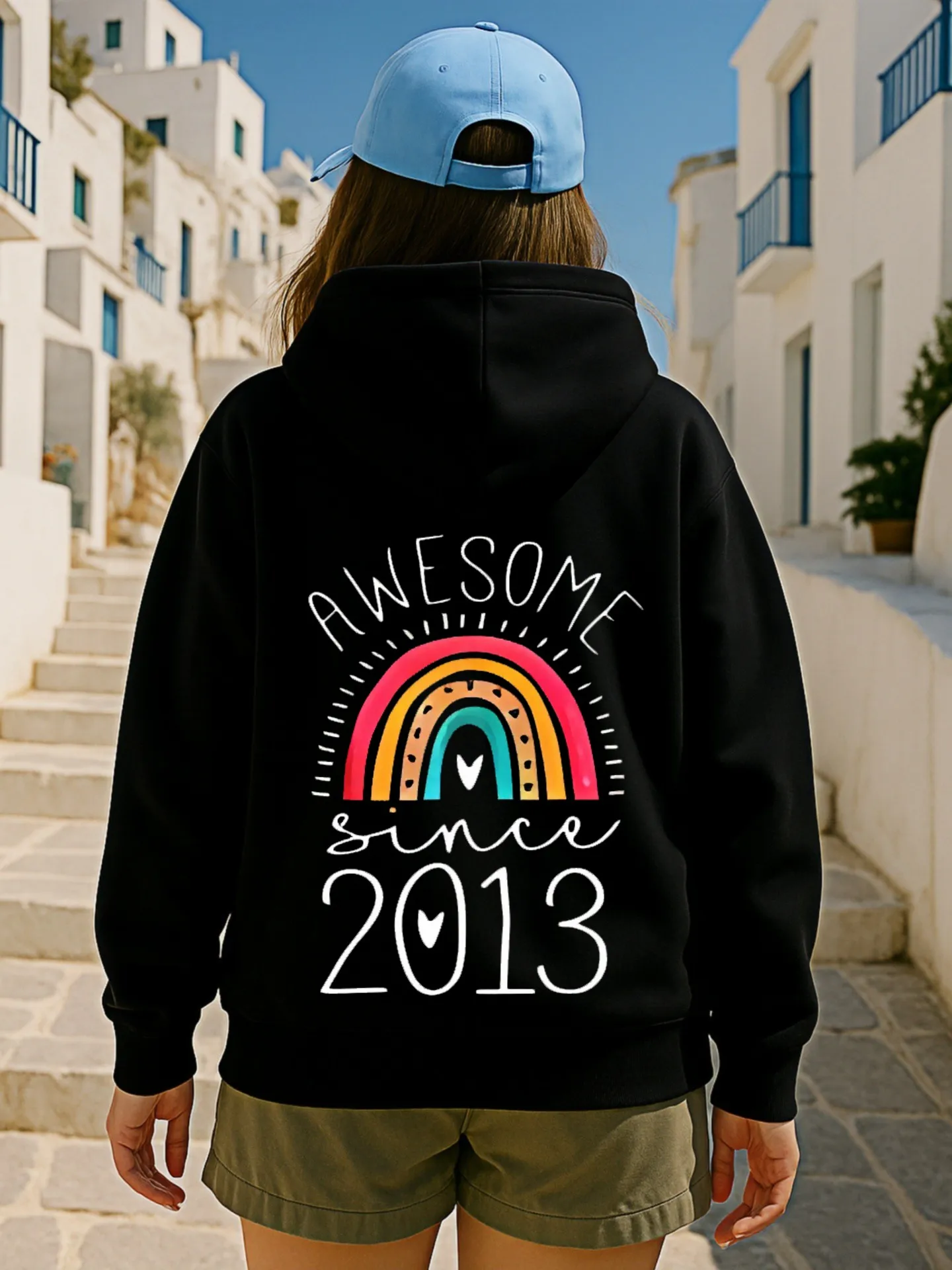 Graphic Hoodie Women, Cute Print, Aesthetic Style, Soft Fabric, Casual Everyday Wear, For Teens