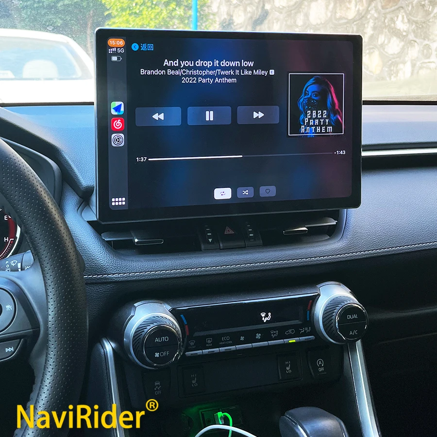 

13.3" 2K Screen Android 14 Car Multimedia Video Player For Toyota Rav4 RAV-4 2018 2019 2020 Stereo Navigation Wireless Carplay