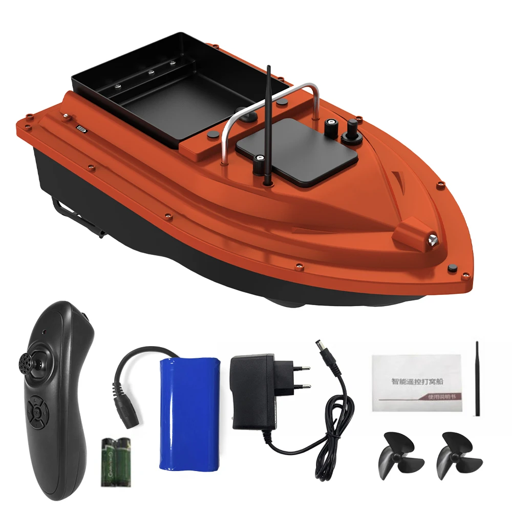 

Wireless Remote Control Fishing Bait Boat Fishing Feeder Fish Finder Device 430-540 yards Remote Range