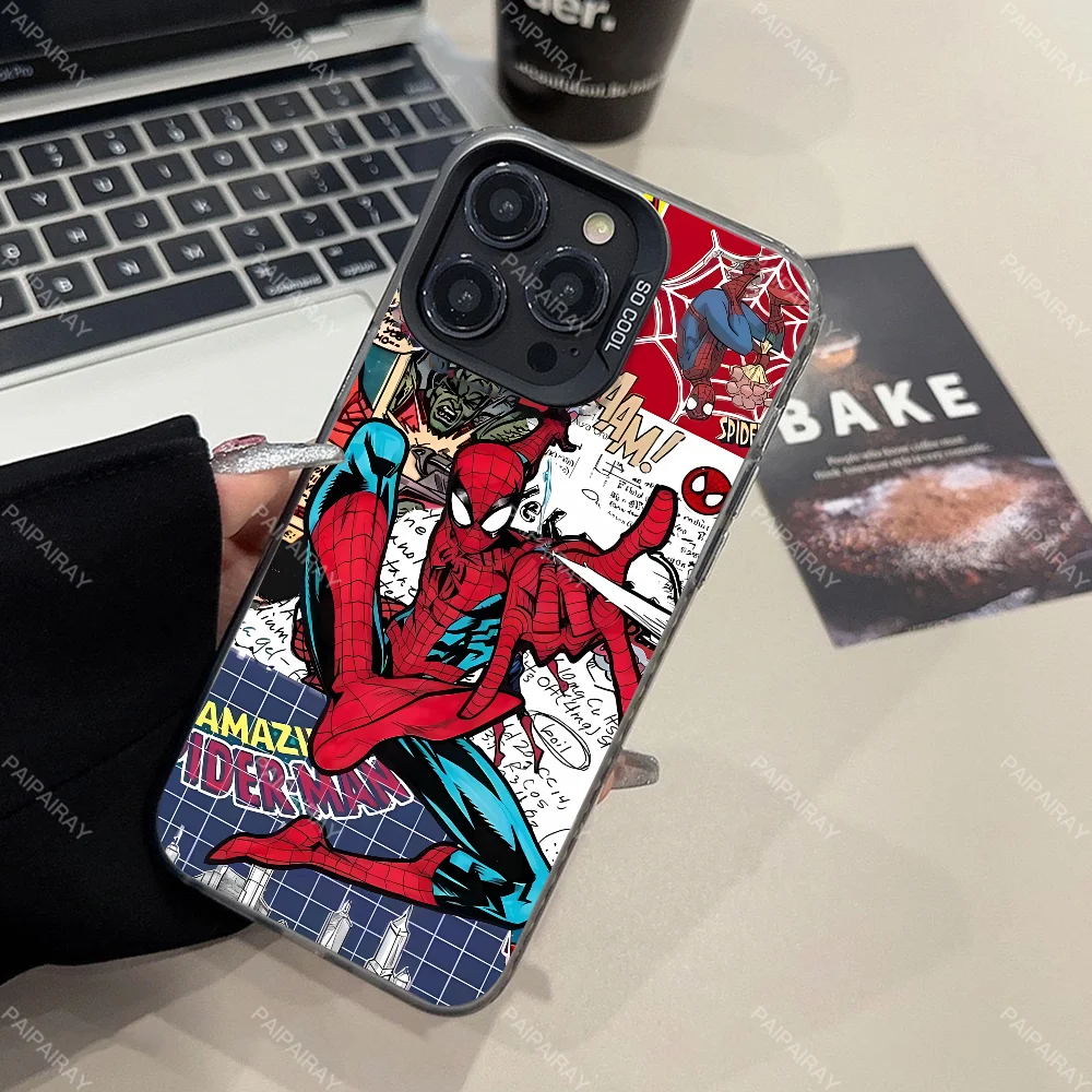 Dsy كول S-العنكبوت M-Man لسامسونج غالاكسي S20 23 24 25 30 32 34 35 FE زائد الترا جراب هاتف قذيفة حماية الغطاء الخلفي IMD #5