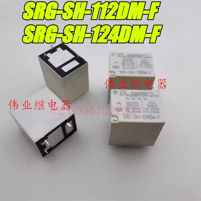 

(Совершенно новый, оригинальный) 10 шт./лот, 100% оригинальное реле: SRG-SH-112DM-F, SRG-SH-124DM-F, реле SANYOU, 4 контакта, 17А.