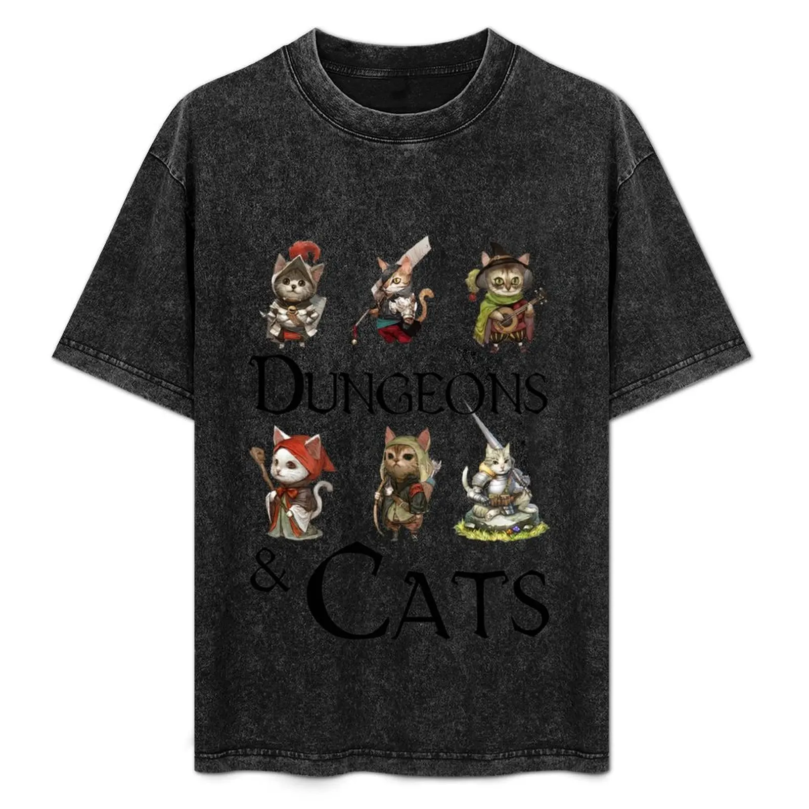 

Dungeons and Cats T-Shirt Fitness Quick Dry Short Sleeve Top