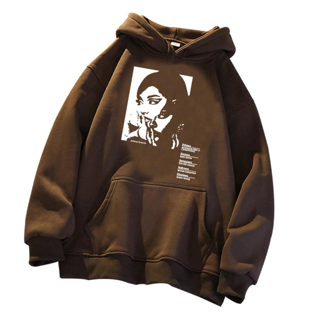 Ariana Grande Hoodie Ariana Grande Music Hoodie Ariana Grande Fan Gift Ariana Grande Merch Unisex Pullover Tops Streetwear