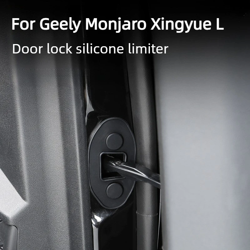 

For Geely Monjaro Xingyue L Car Door Silicone Stopper Interior Protective Cover Door Lock Buckle Protector Accessories