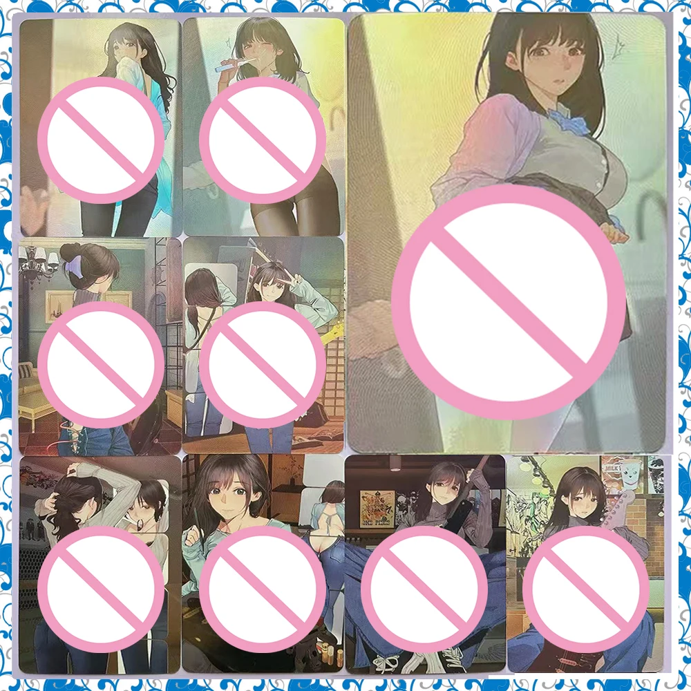 

9 шт./компл. Коллекционная открытка «сделай сам» ACG «История богини», аниме, бумажная фигурка, настольная сексуальная игра, игрушка, фестиваль, подарок на день рождения