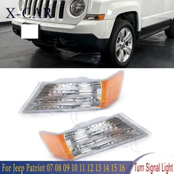 X-CAR Front Bumper Turn Signal Light Fog Lamp Without Bulb For Jeep Patriot 2007 2008 2009 2010 2011 2012 2013 2014 2015 2016