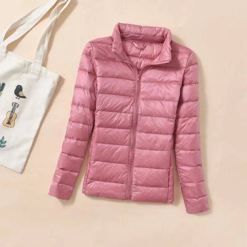 Duck Down Jacket Women Ultra Light Down Jacket All Season Feather Jacket Lady Overcoat Windbreaker Coats Female Portable Outwear