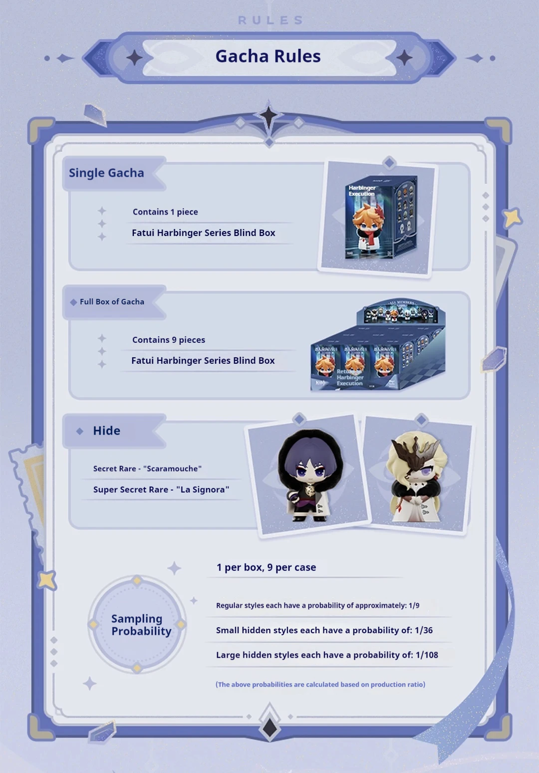 Suplay Genshin Fatui Harbinger Serie Blind Box Blind Ei Kapseln Anime Spiel Figur Modell Desktop Dekoration Geburtstag Geschenke – Detail 6