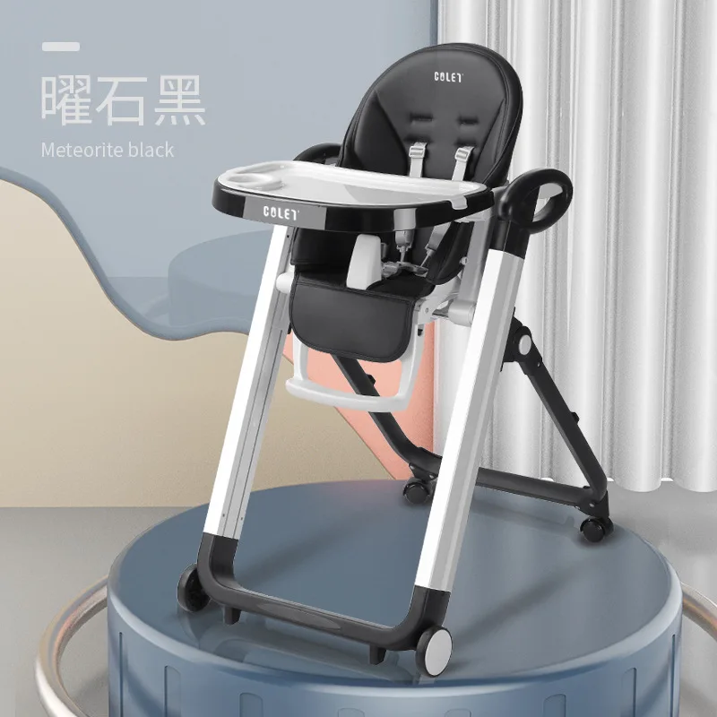 

High Chair for Baby Baby Dining Chair Multi-functional Foldable Portable Shift Stable Baby and Child Household Dining Chair