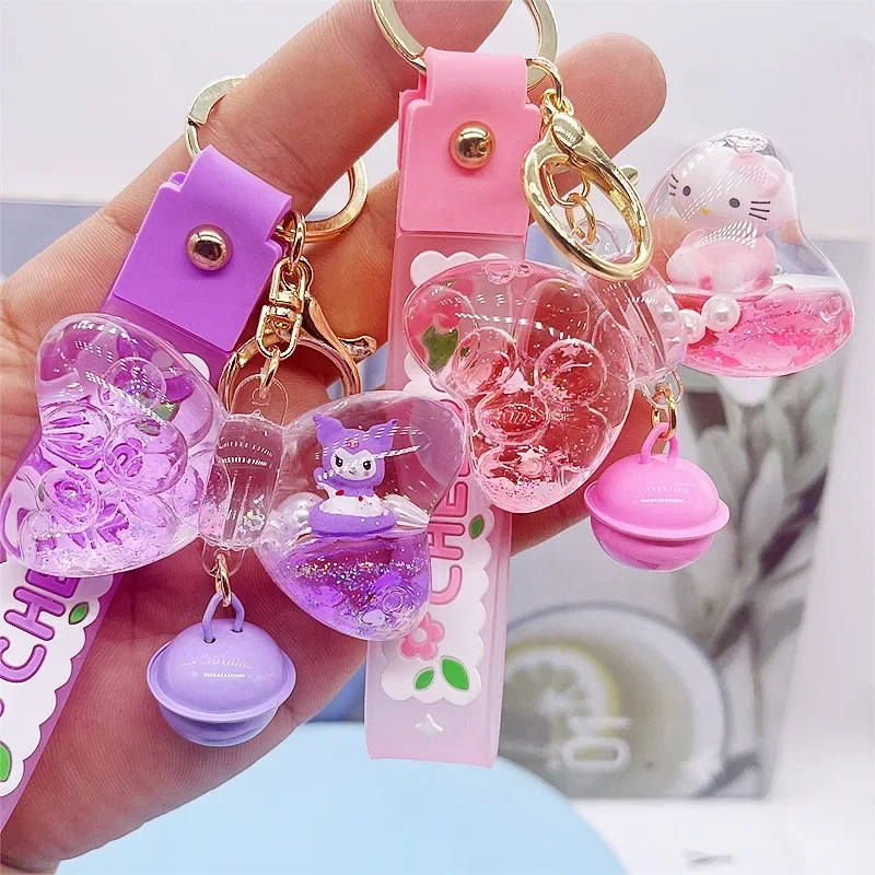 

Hello Kitty Anime Kawaii Sanrio Ins Fashion Bag Hanging Decoration Cute My Melody Cinnamoroll Key Chain Pendant Gifts for Kids