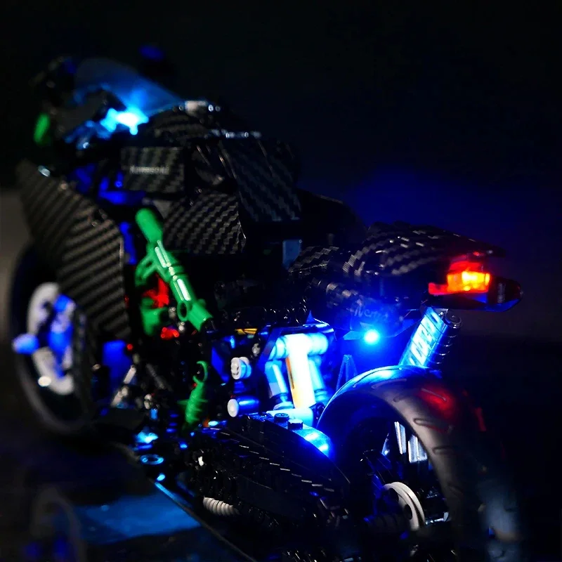 RC DIY LED 조명 키트, LEGO 85001 가와사키 H2 오토바이, 블록 모델 제외, LED 조명만 포함