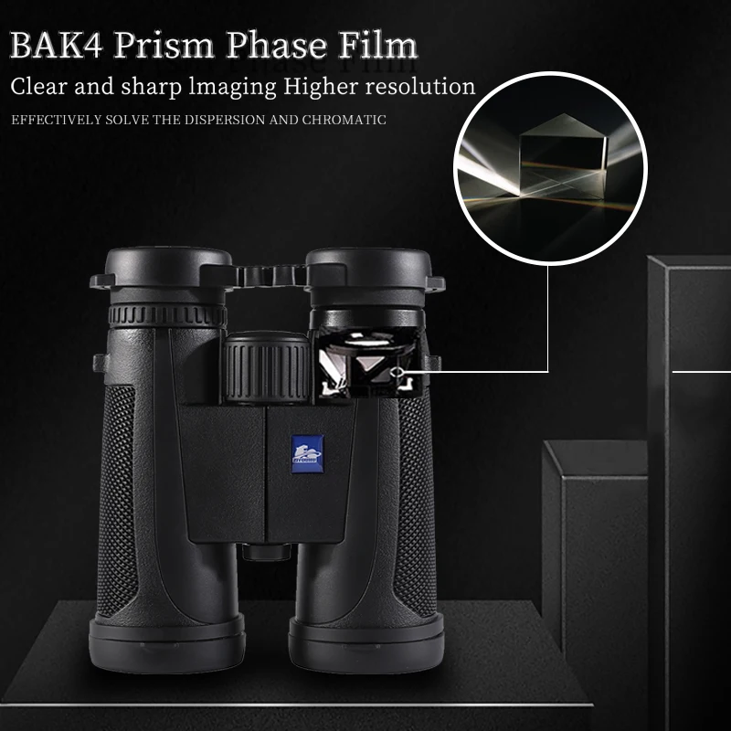 Imagem -05 - Visão Binóculos para Caminhadas Viagem Camping Diversão Bak4 Prisma Telescópio Binocular Profissional Impermeável Cheio de Nitrogênio 12x50 hd