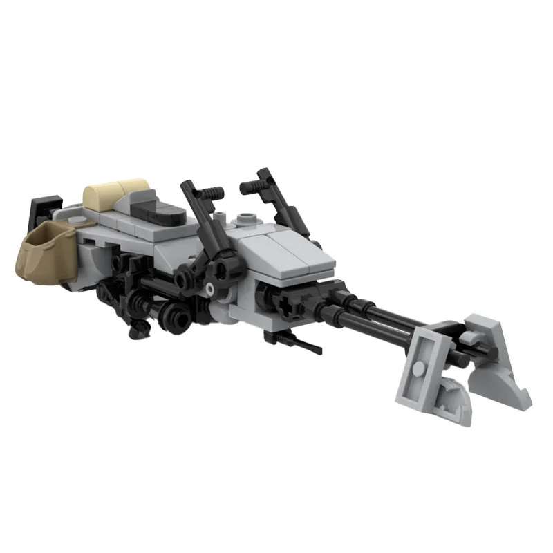 Estrela batalha série criativa voando motocicleta tecnologia tijolos blocos de construção modelo para crianças diy montagem brinquedos presentes natal