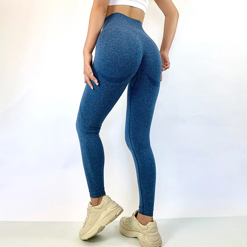 Contour Seamless Leggings Women High Waist Yoga Pants Tummy Control Gym Leggings Booty Yoga Leggings Sports Workout Tights Woman