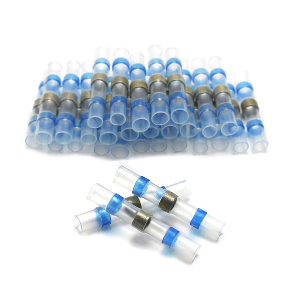 Heat Shrinkable Wire Terminals Electrical Insulated Automotive Spade Soldering Seal Connector Assortment Kit