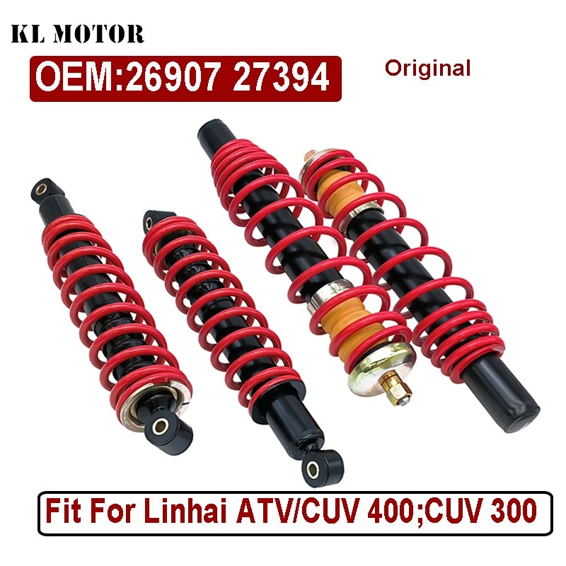 

Original Linhai CUV ATV 400 Rear and Front Shock Absorber for Dune Buggy 4x4 Linhai 400 ATV 300 CUV QUAD GO KART 26907 27394