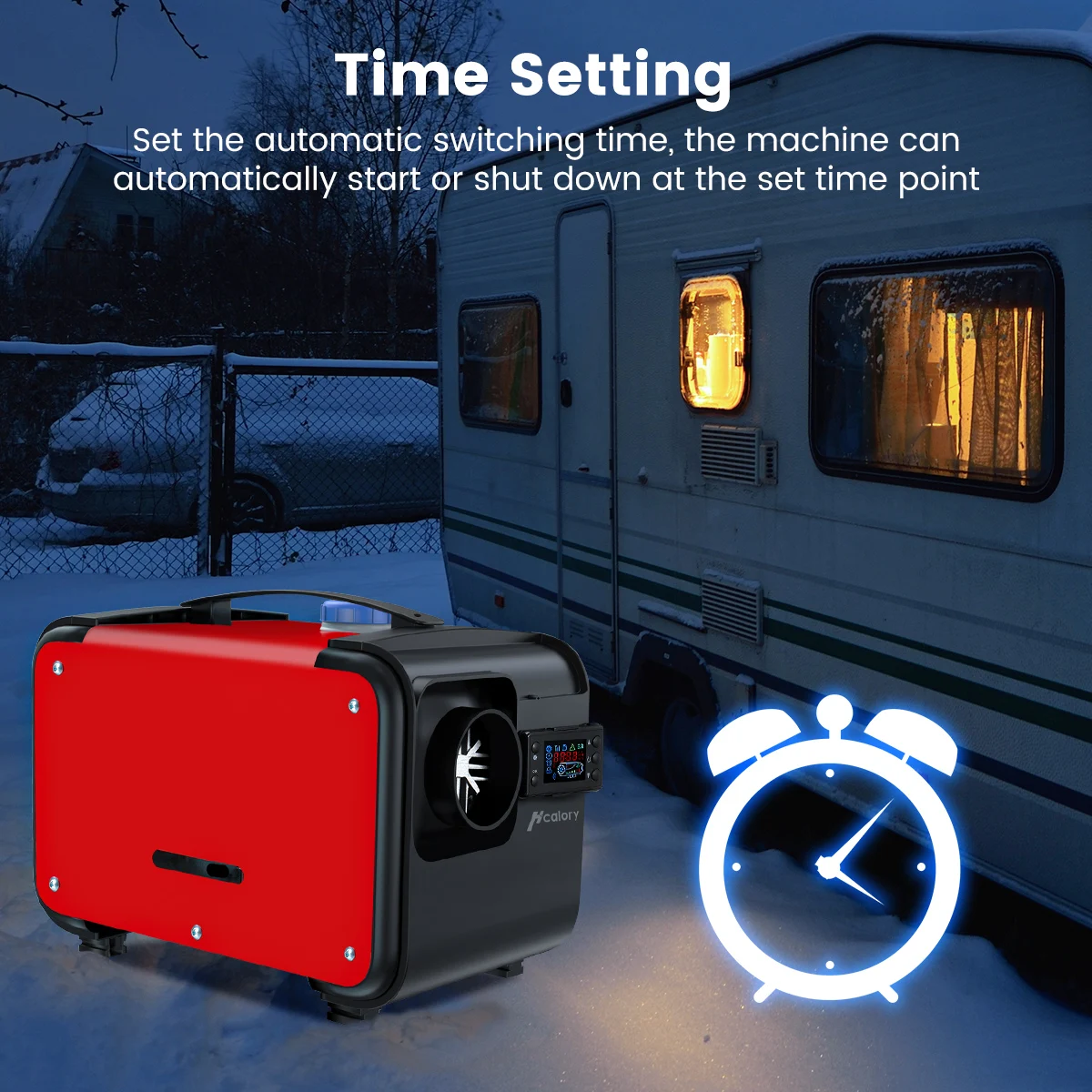 Big Sale All In One 5-8KW Car Air diesels Heater 12V One Hole for Trucks Homes Boats Bus +LCD key Switch+English Remote