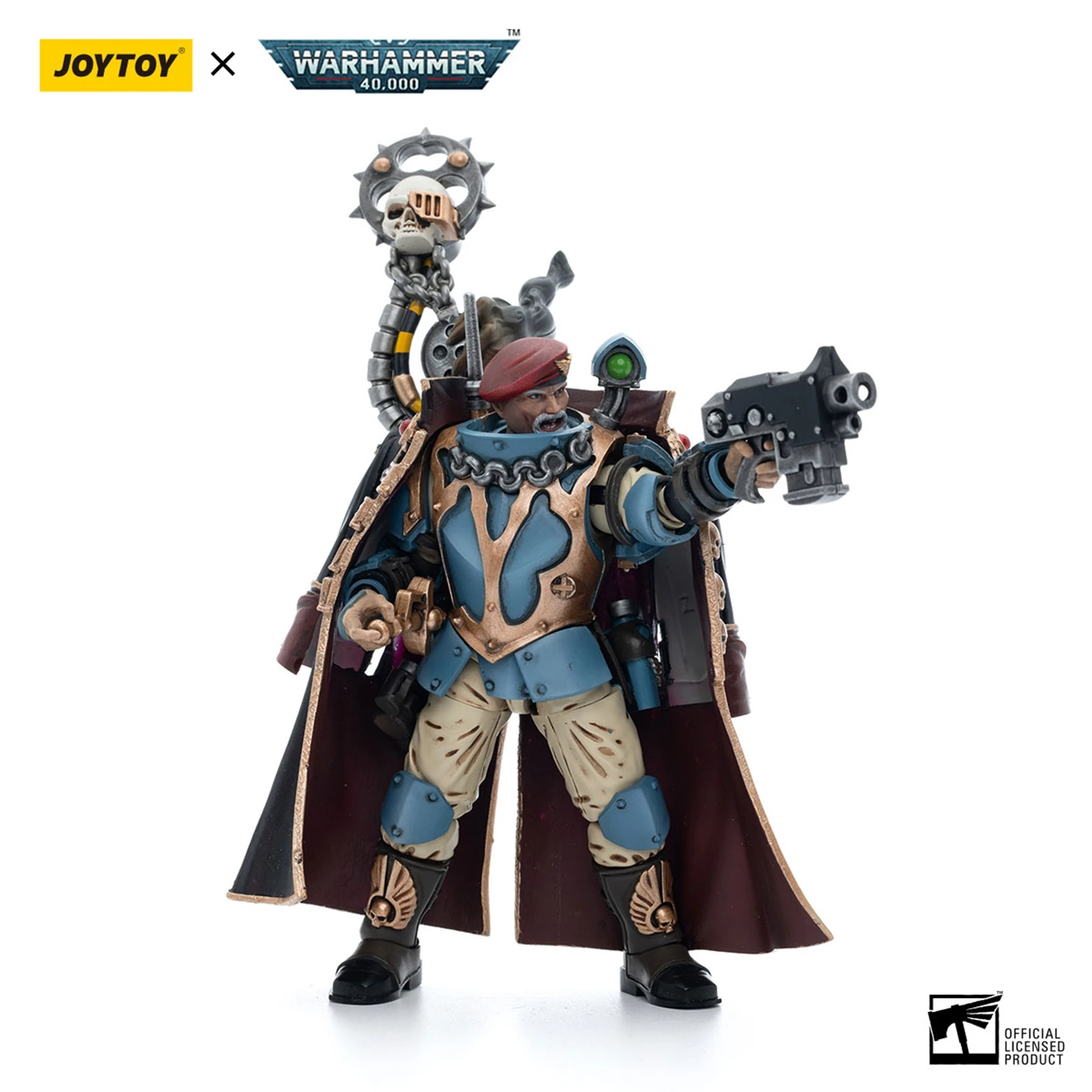 

JOYTOY Warhammer 40000 1/18 Action JT5123 Astra Militarum Tempestus Scions Command Squad 55th Kappic Eagles Tempestor Prime