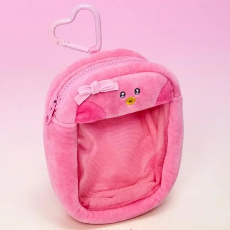 Kawaii Anime Bt21 Chimmy Cooky New Plush Cartoon Women's Transparent Bag Hanging Decoration Storage Bag Gift for Girls