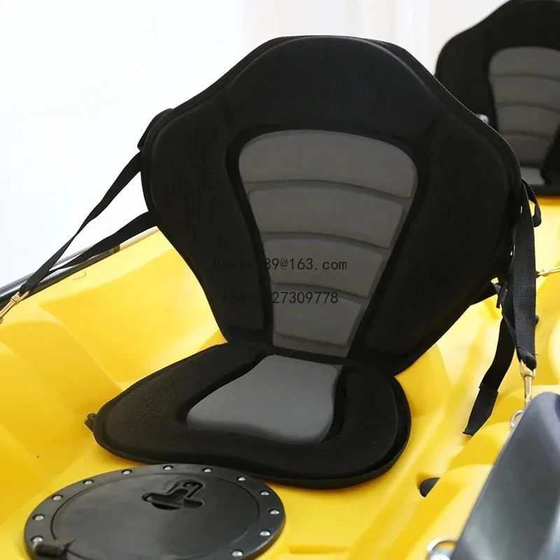

Hot-selling kayak seat cushion backrest durable EVA pressure film thickened luxury seat with bag hard boat canoe disassemble