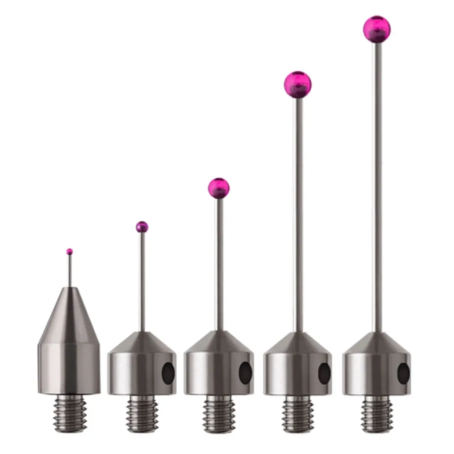 M5 موضوع ثلاثة إبرة قياس الإحداثيات Renishaw مسبار مسدس مسبار Zeiss روبي الكرة الرأس #4