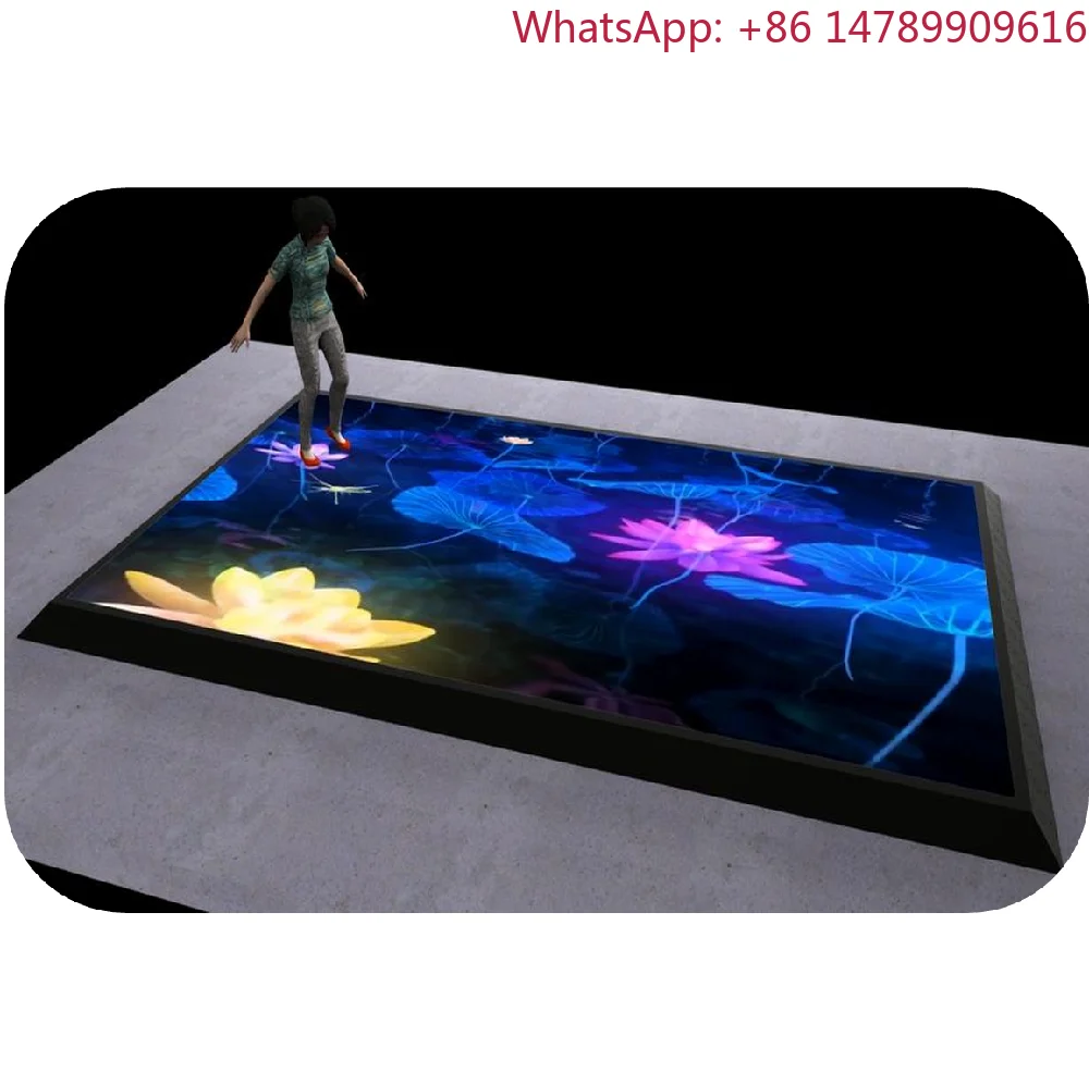 GQY P2.6 Waterproof Interactive LED Floor Display For Wedding Stage And Outdoor Event With Remote Content UpdateHigh Refresh Rat
