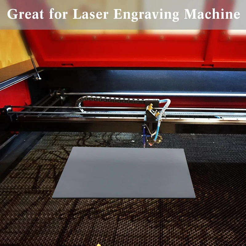 ABJI-2 Sheets Rubber Stamp Sheets For Laser Engraving Machine, A4 Rubber Stamp Sheets For Laser Cutter Soft Rubber Sheets