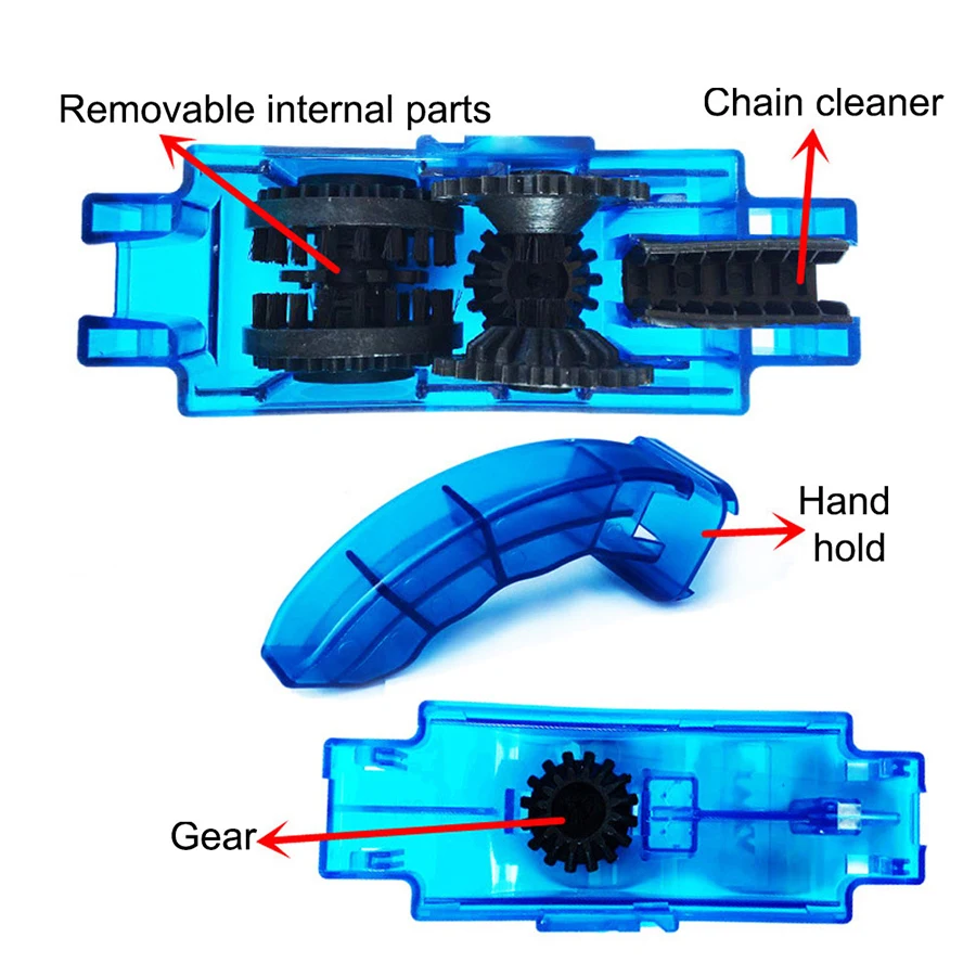 Bicycle Chain Cleaner Cycling Cleaning Kit Bike Wash Tool Set Bike Protection Oil Portable Outdoor Mountain Bicycle Repair Tools