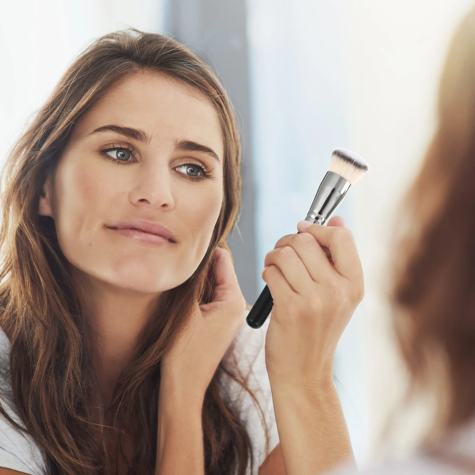 4Pcs Portable Makeup Brushes Foundation Concealer Tools Professional Utensils Skin Safe Soft Texture