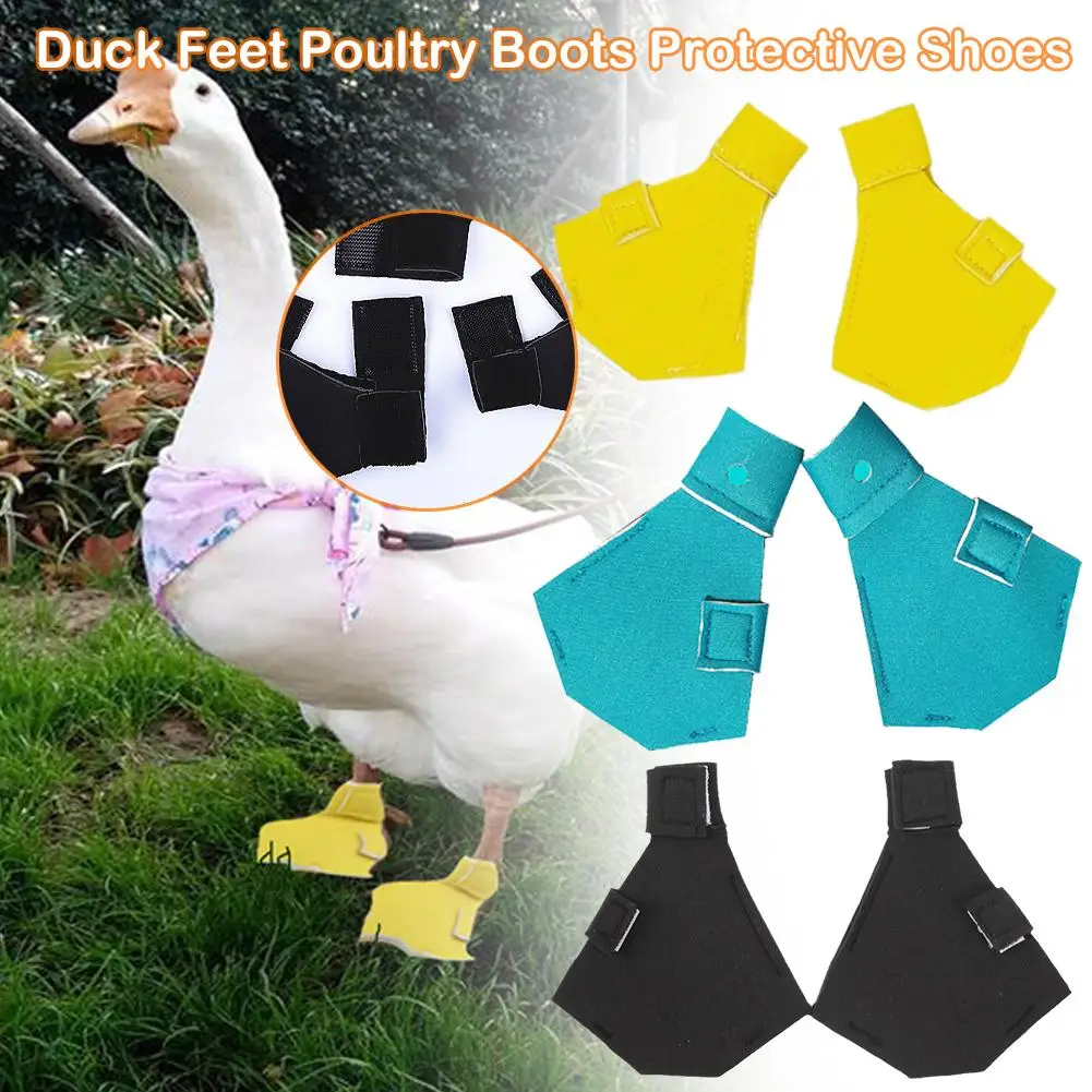 Duck Shoes Breathable Lightweight Anti-Slip Daily Booties Footwear For Small Ducks Gooses Web Care Cute Drop Shipping