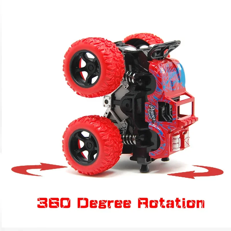 

Big Wheel Monster Truck 360 Degree Flipping Car Inertia Friction Power SUV Diecast Outdoor Toys for Children Boys Birthday Gift