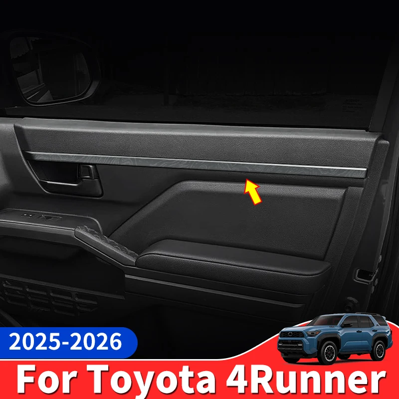 

For 2024-2026 Toyota 4Runner Car Door Decoration Strip Interior Upgrade Modification Accessories