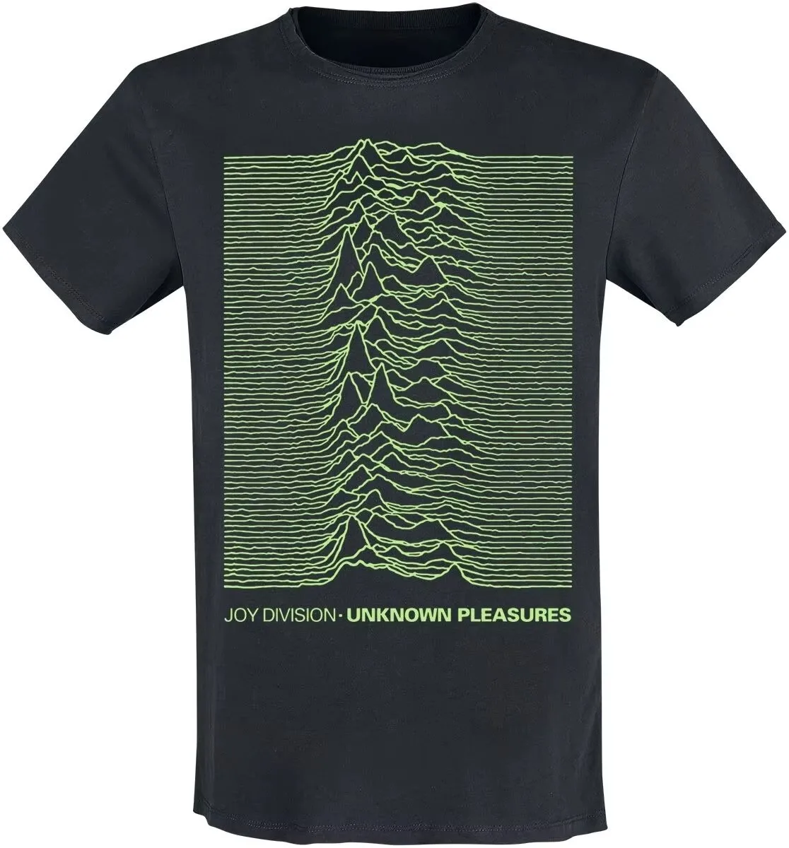 Unknown Pleasures Neon Pink Joy Division Post-Punk Band Graphic T-Shirt Cotton Men Women Streetwear Tee