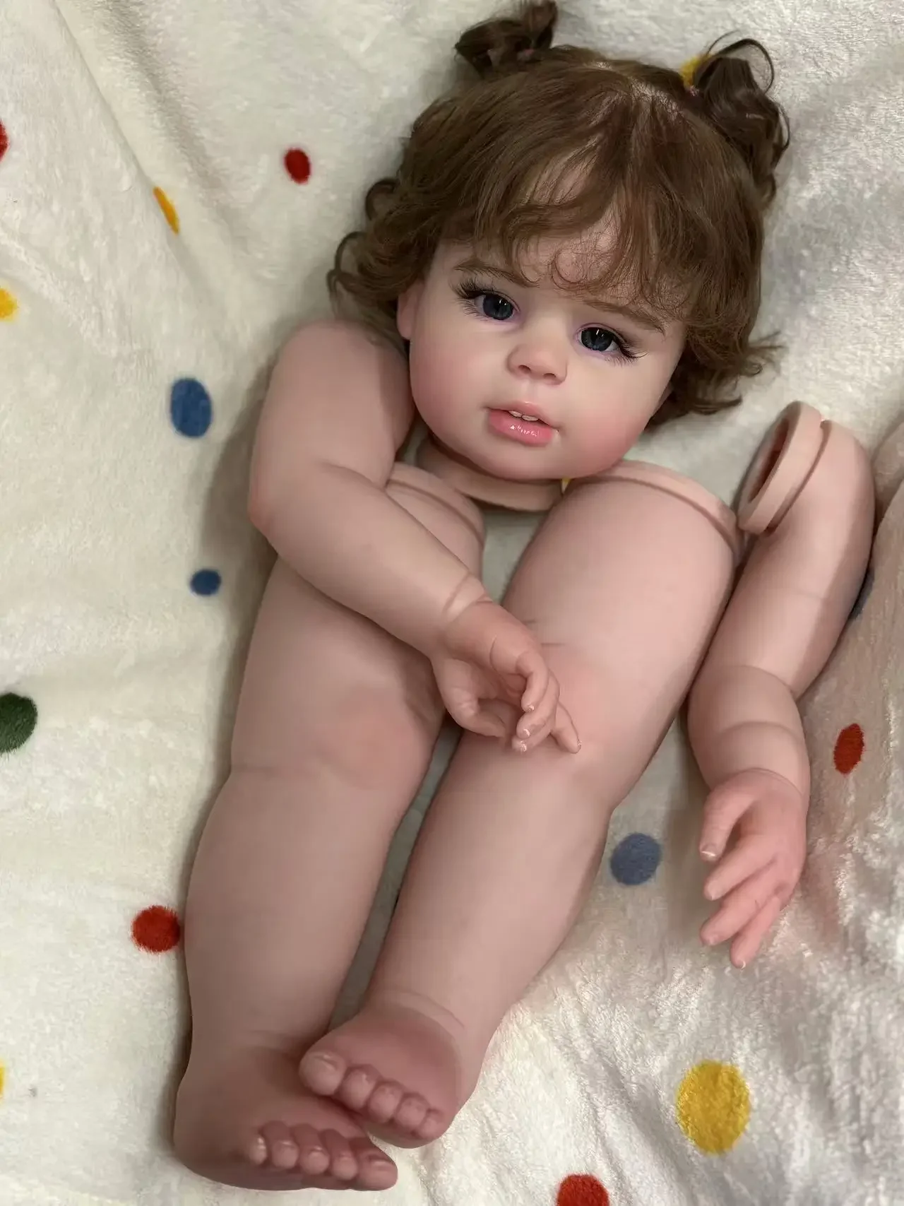 

St.Store индивидуальная ограниченная поставка 29 дюймов Reborn Baby Peggy с ручными корнями волосами DIY часть окрашенный комплект с 2 зубцами Рождественский подарок