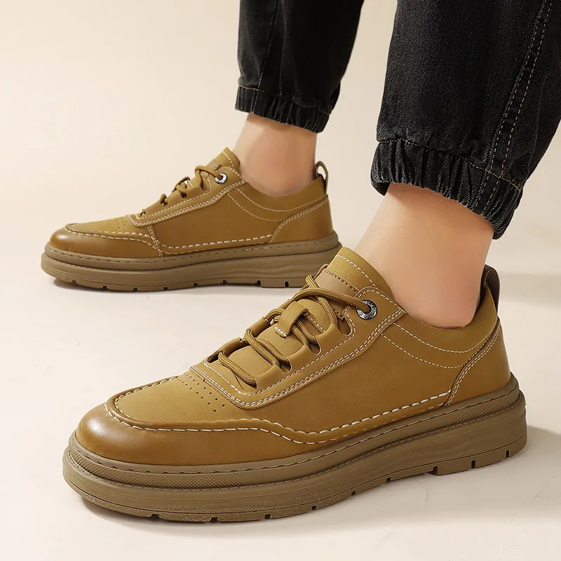 

Urban Adventure на шнуровке, гибкая подошва и дышащая подкладка, обувь City to Trail Transition, мужская обувь из натуральной кожи