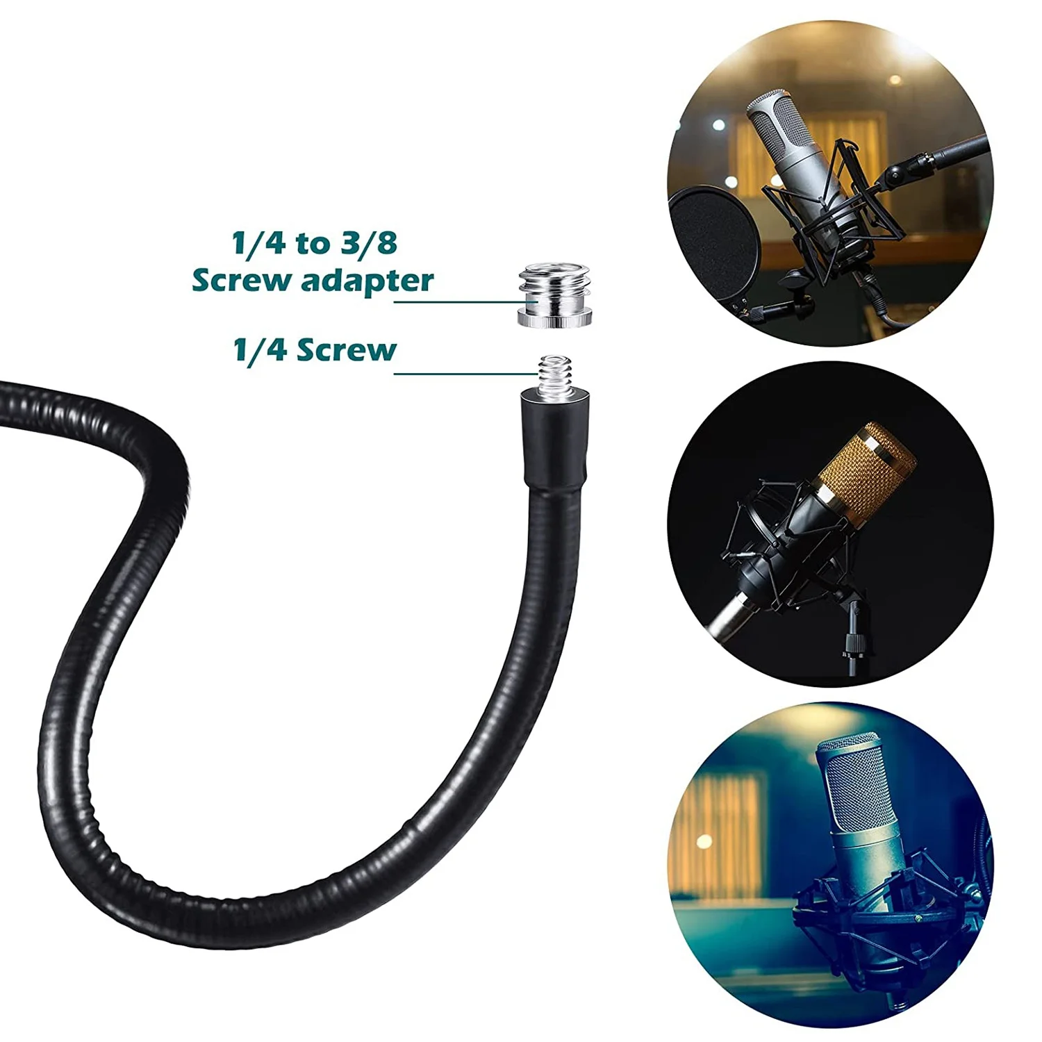 microphone stand Microphone Stand Flexible Gooseneck Desk Clamp Holder Microphone Arm