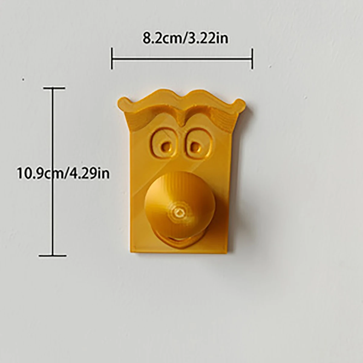 خطاف وجه كرتوني إبداعي عبر الحدود، ديكور منزلي ممتع، مناسب لسيناريوهات تخزين الملابس والحقائب