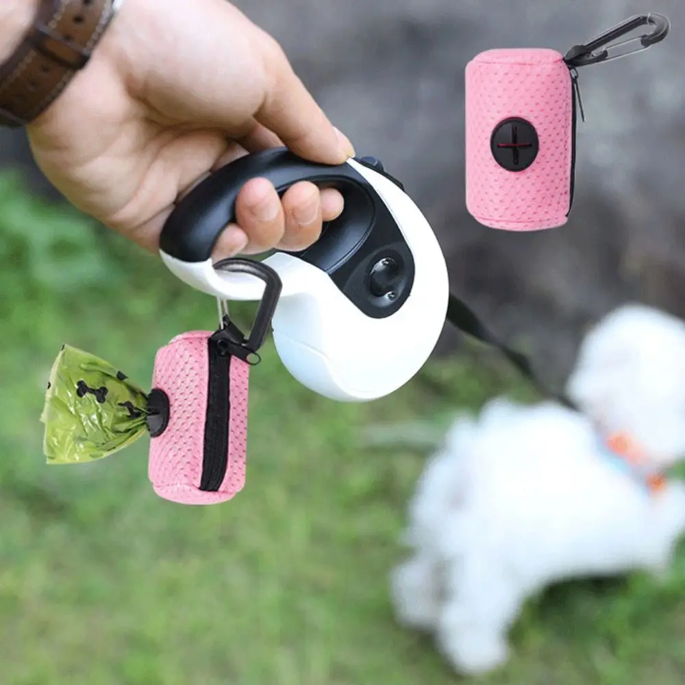 Dog Poop Bag Dispenser Hangingable Dog Poop Bag Holder Poo Bags Dispenser for Dogs Walking Garbage Bags Dispensers Pet Supplies