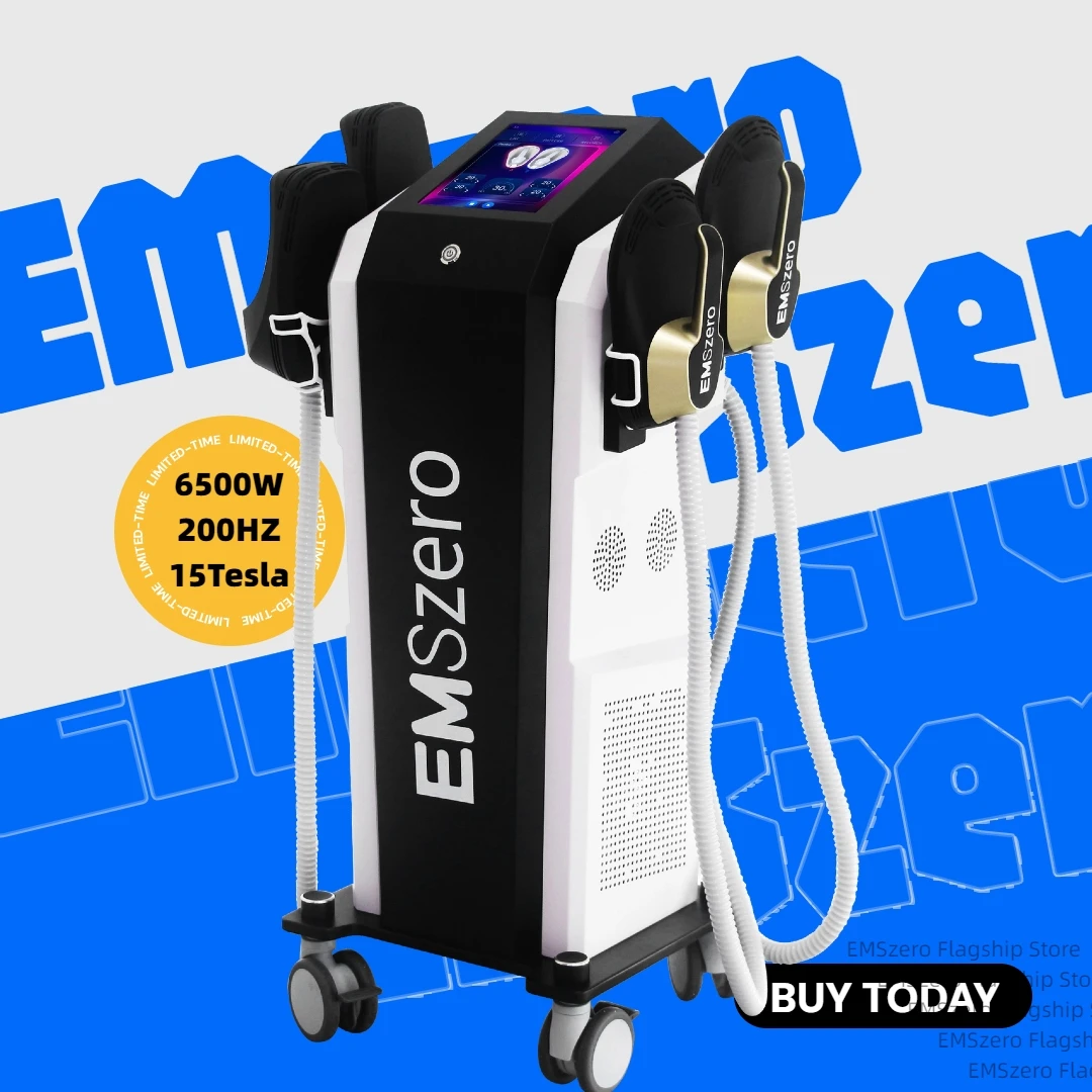 

EMS NEO Nova 6500W Emszero Loss Weight Electromagnetic with 2/4/5 Handles Muscle Sculpting Body Slimming Beauty Machine