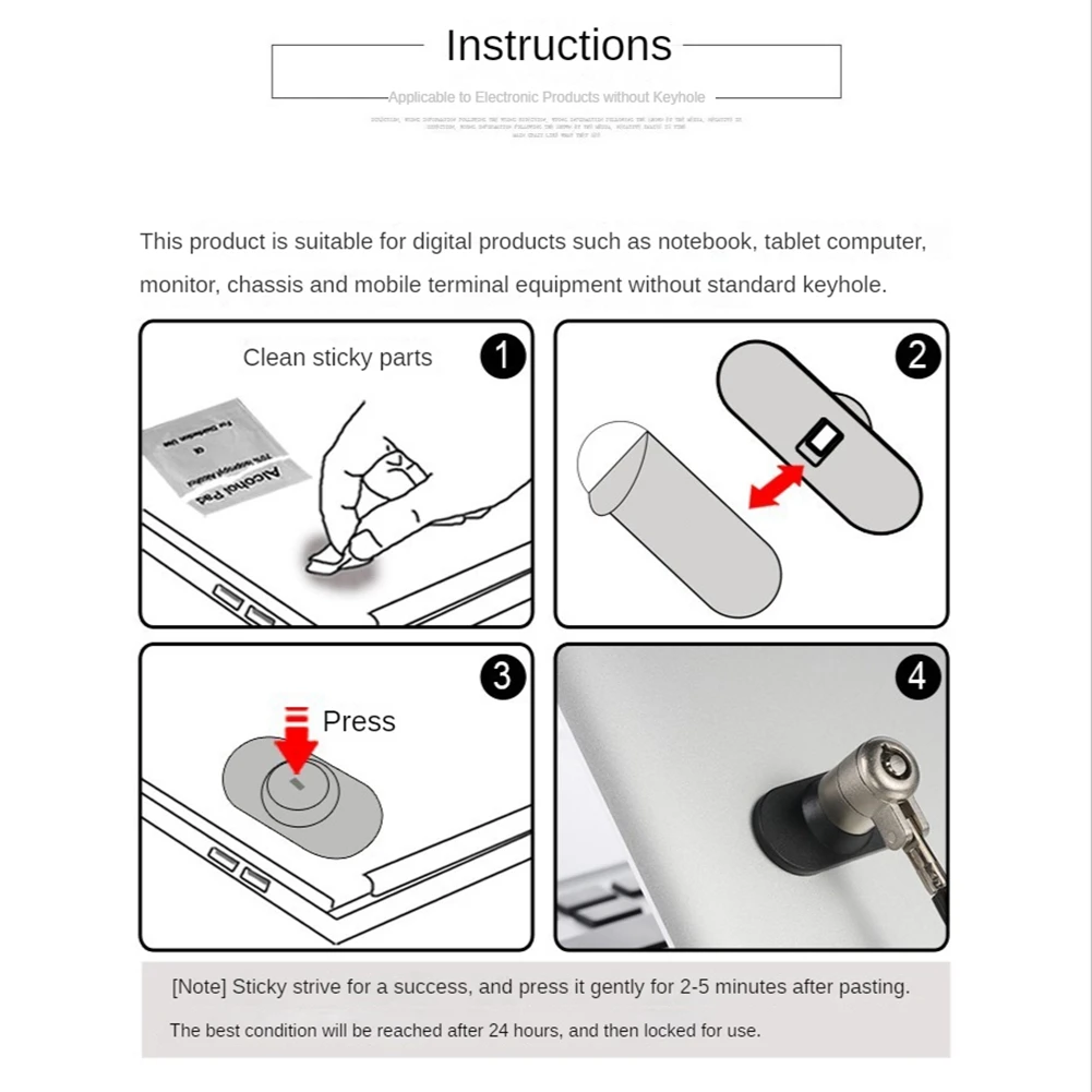 【A38M】5Pcs Lock Hole Laptop Lock Hole Laptop Tablets Lock Hole For Laptop For Tablets Security Lock Base Parts