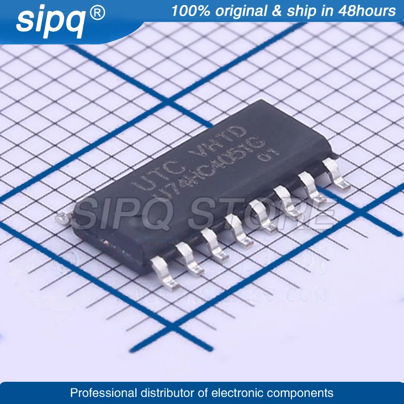 10PCS/LOT U74HC4051G-S16-R U74HC4051G SOIC-16 Brand New and Original In Stock Authentic Product