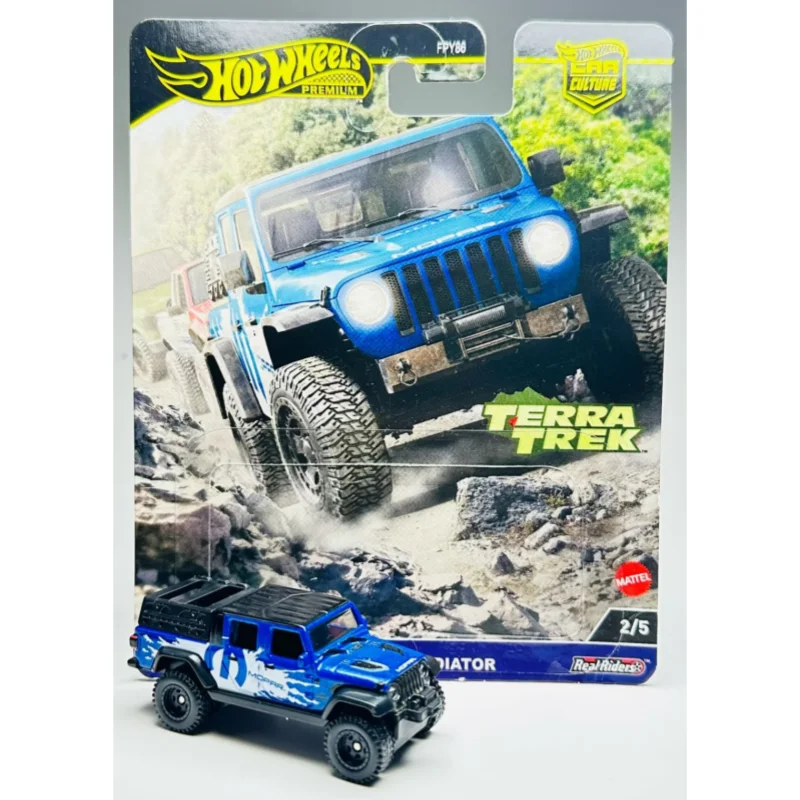 Hot Wheels Premium Car Culture Off-Road Set 1:64 Diecast Car Model Toyota Hummer Jeep Datsun Pajero Collectible Alloy Vehicle