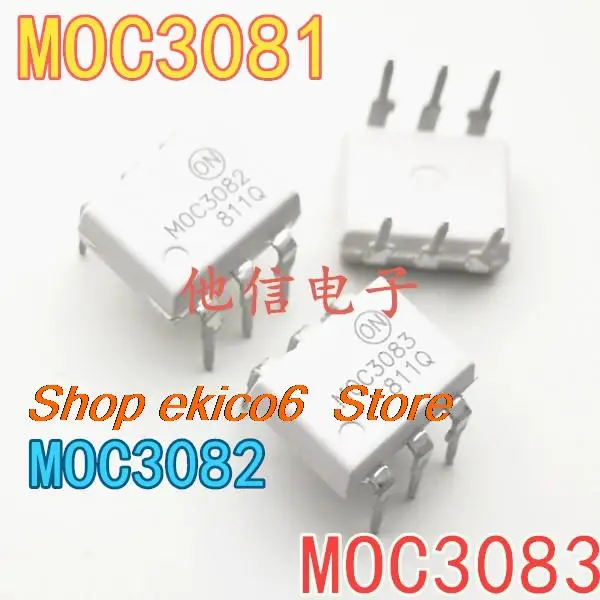 

10pieces Original stock MOC3081 MOC3082 MOC3083 DIP-6