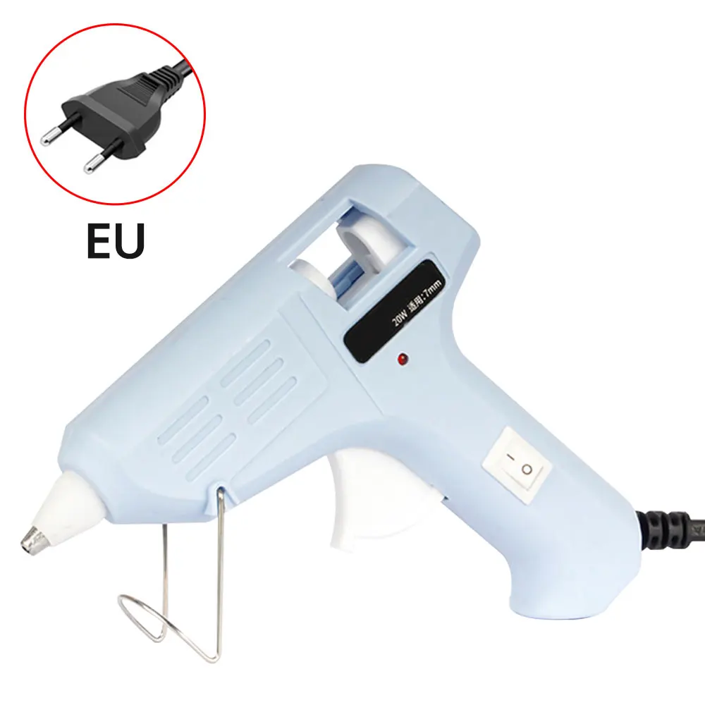 Household Lithium Electrothermal Glue Gun with 7mm Glue Sticks Hot Melt Glue Dispenser Heat Temperature Thermo Repair Tool