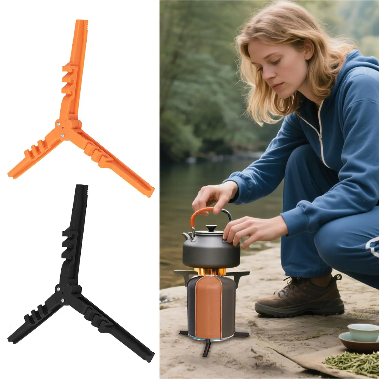 

Канистра-стабилизатор, треугольная складная плита, стандартная полка для бутылок, подставка, крепежный держатель, кронштейн, основание, легкий штатив для приготовления пищи